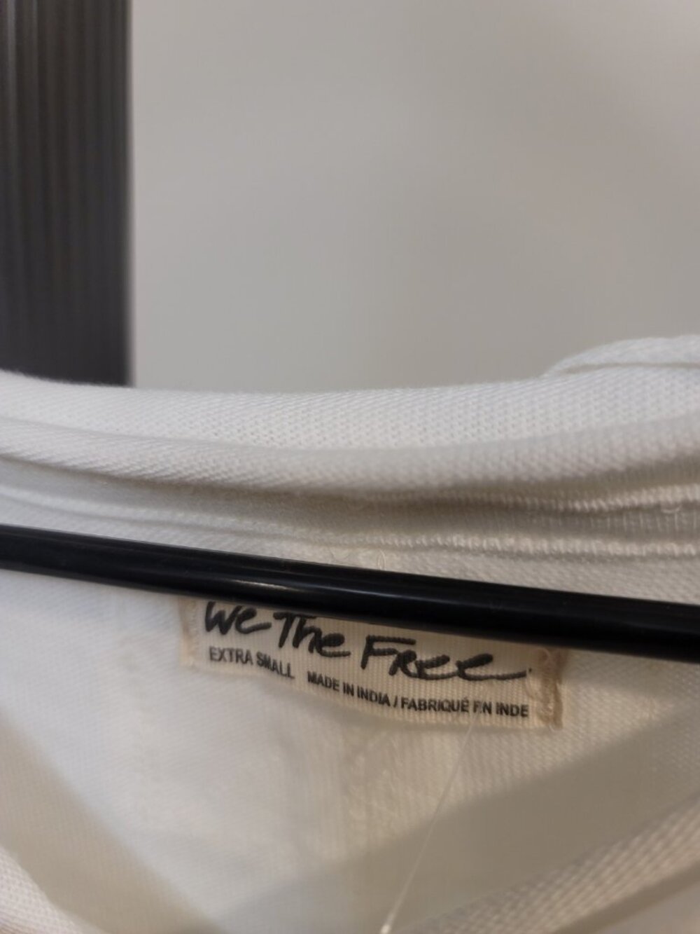 free people We The Free Next Level Tee sz Xs in clean ivory NWT - Picture 4 of 7